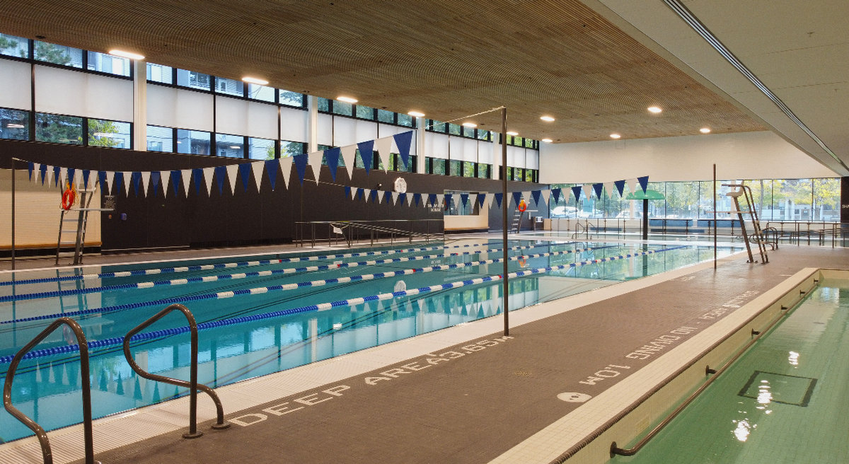 Wellesley Community Centre's indoor lap pool